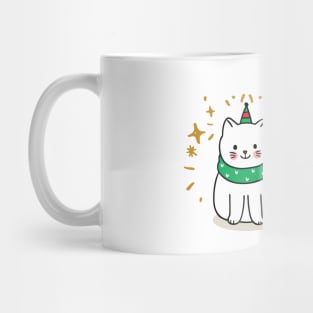 fanny cat christmas Mug